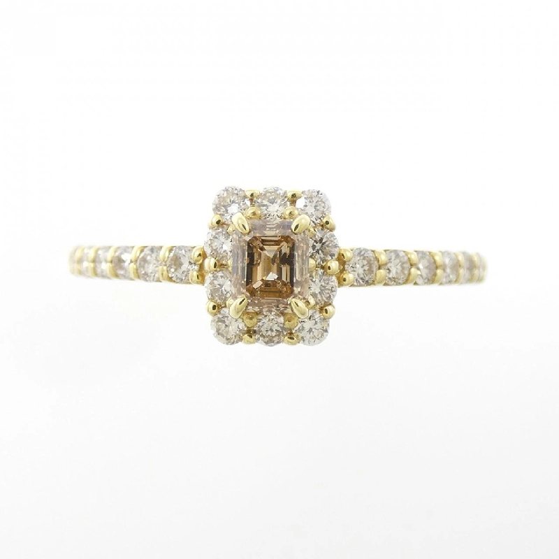 【Sản phẩm mới】Nhẫn kim cương K18YG 0.55CT 671156