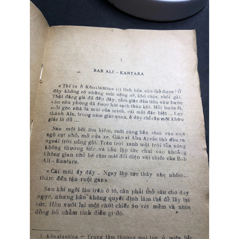 Trở lại Kônxtantina 1986 mới 50% ố bẩn rách bìa Takhir Vattar HPB0906 SÁCH VĂN HỌC 915454