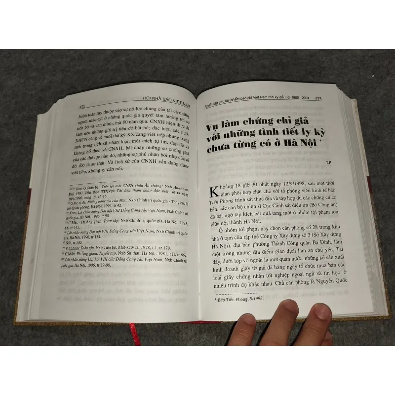 TUYỂN TẬP TÁC PHẨM BÁO CHÍ VIỆT NAM THỜI KỲ ĐỔI MỚI 1985 - 2004 TẬP II 701099