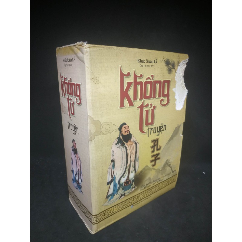 Bộ 2 cuốn Khổng Tử truyện Khúc Xuân Lễ mới 60% HCM2802 38430