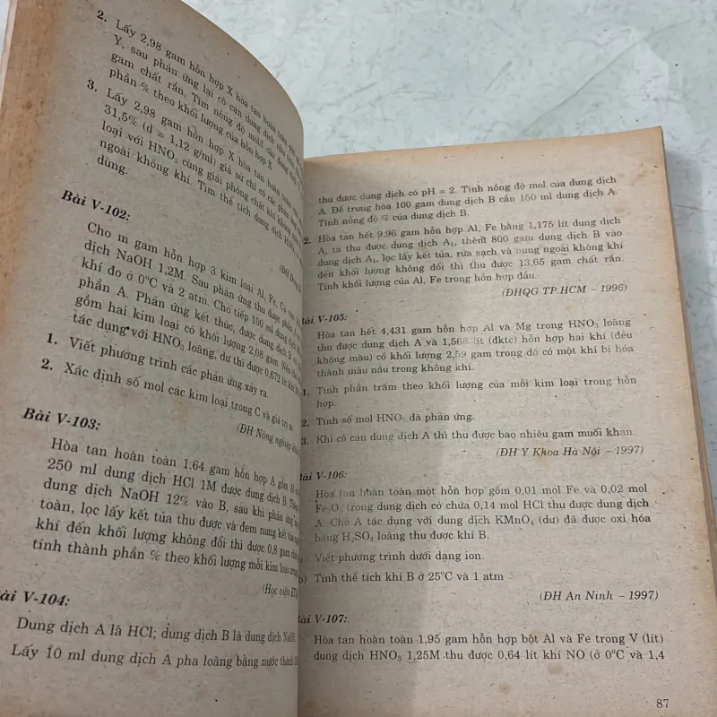 Các đề thi môn Hoá học (2 tập) - Dương Hoàng Giang 1005428