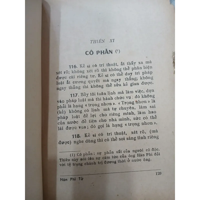 HÀN PHI TỬ (QUYỂN THƯỢNG) - HÙNG NGUYÊN NGUYỄN NGỌC HUY dịch 735619