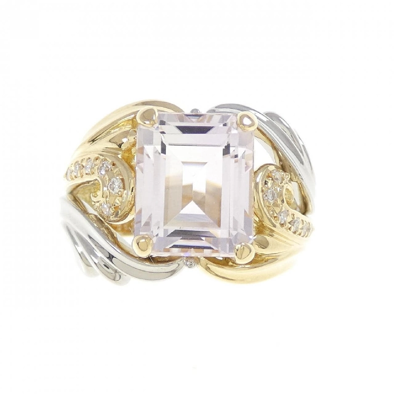 Nhẫn Kunzite K18YG/PT900 5.39CT - Hàng hiệu Chính hãng 852588