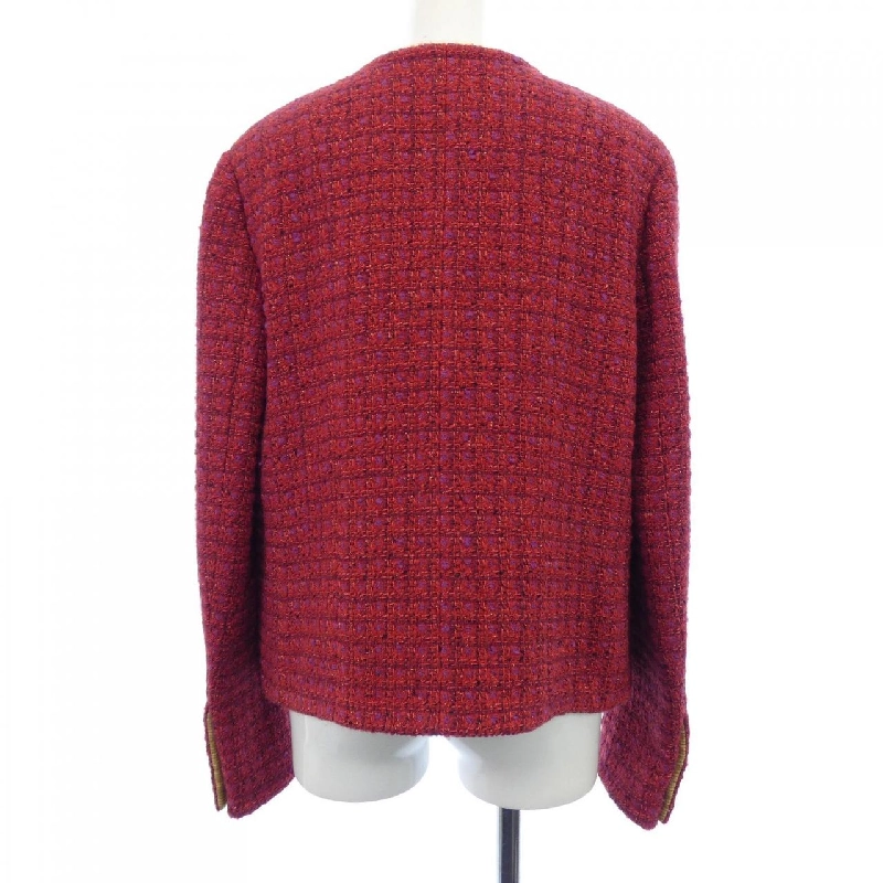 CHANEL LOOK7 P75484V60450 23B Áo khoác không cổ - Hàng hiệu Chính hãng 822302