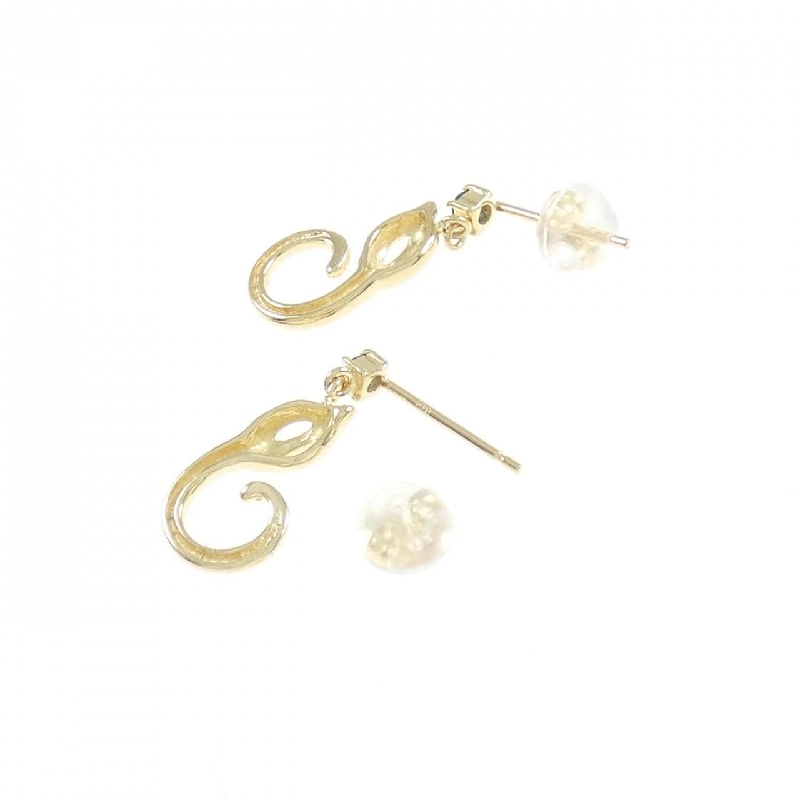 K18YG Sapphire Bông tai - Hàng hiệu Chính hãng 870691