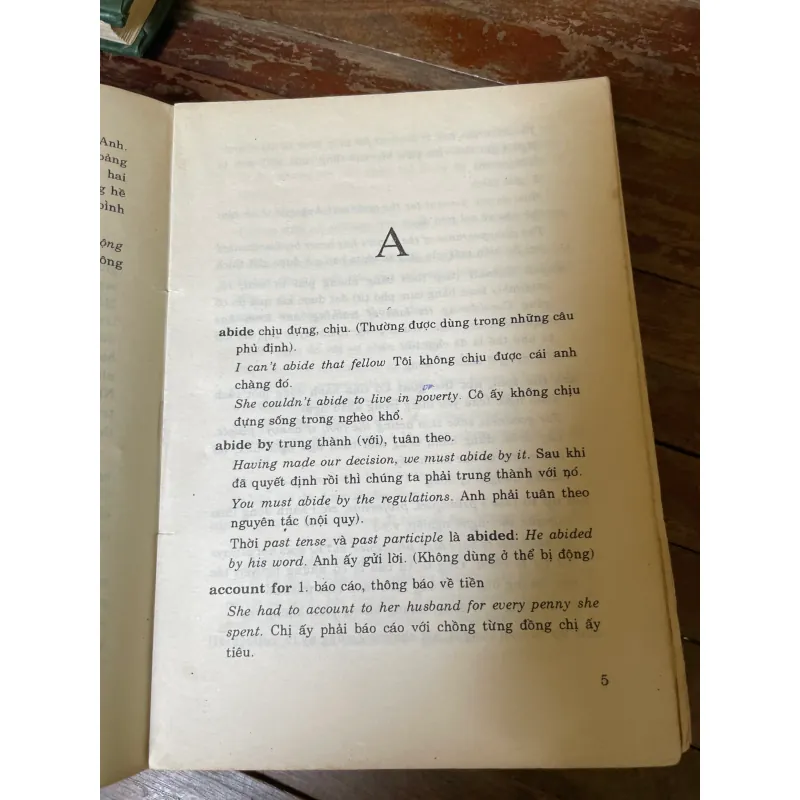 BÙI PHỤNG Động tữ thành ngữ ANH - VIET ENGLISH - VIETNAMESE YERBAL IDIOMS 626141