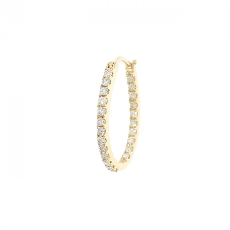 Bông tai kim cương 750YG một bên - Hàng hiệu Authentic 874698