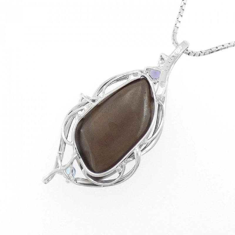 K18WG Boulder Opal Necklace 11.58CT - Hàng hiệu Authentic 856975