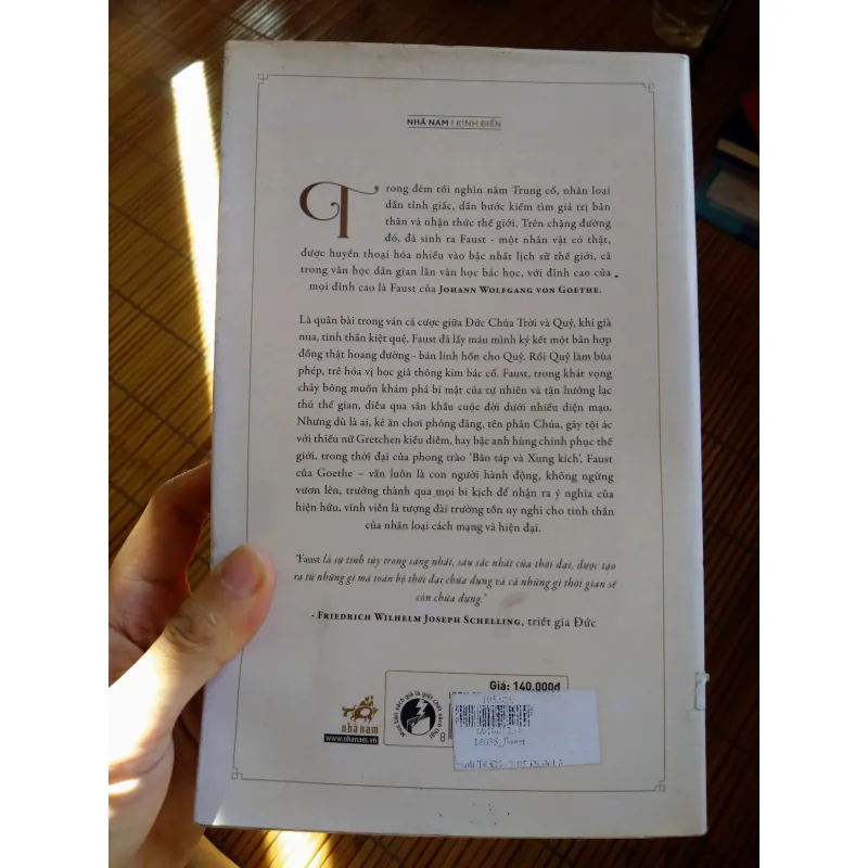FAUST - Johann Wolfgang Von Goethe - NXB Nhã Nam 695203