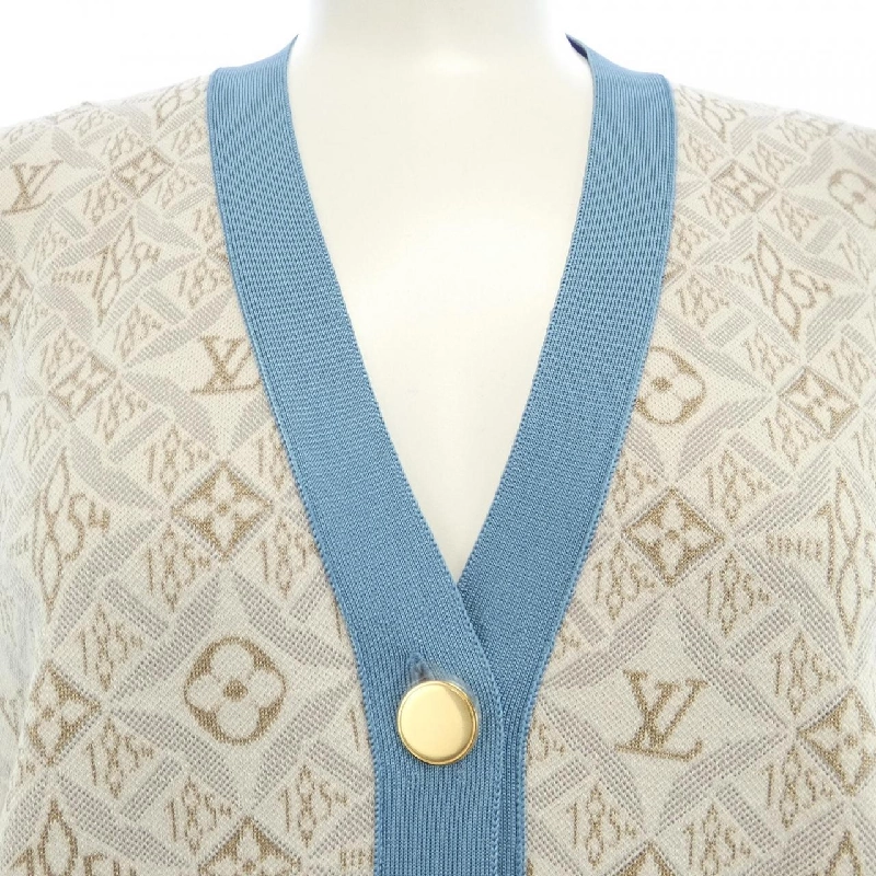 Louis Vuitton SINCE1854 Áo khoác cardigan viền tương phản FMKC89LW2 628657