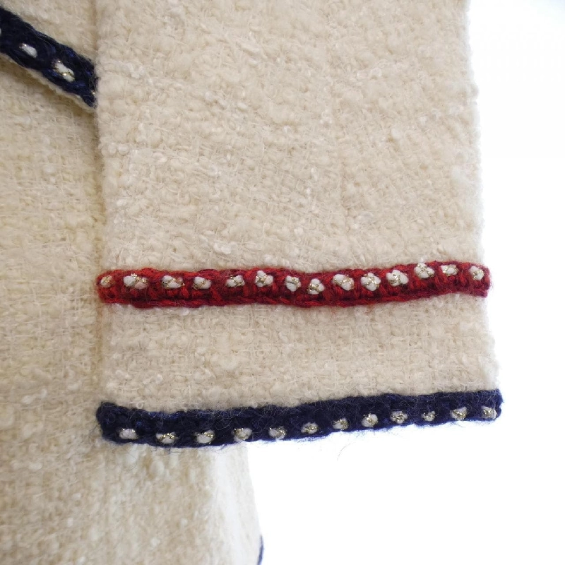 【Mã giảm giá】Áo khoác không cổ CHANEL 637552