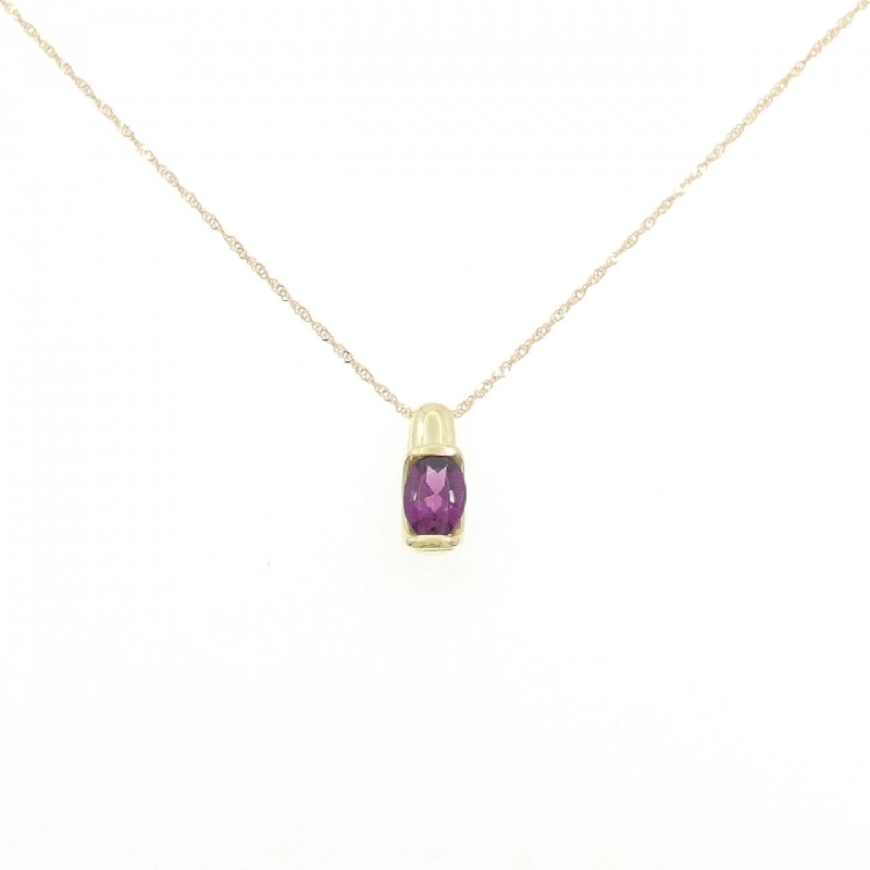 K18YG Garnet Necklace - Hàng hiệu Authentic 857740