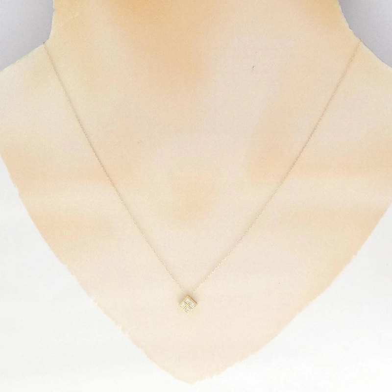 K18YG Dây chuyền kim cương 0.10CT - Hàng hiệu Chính hãng 856482