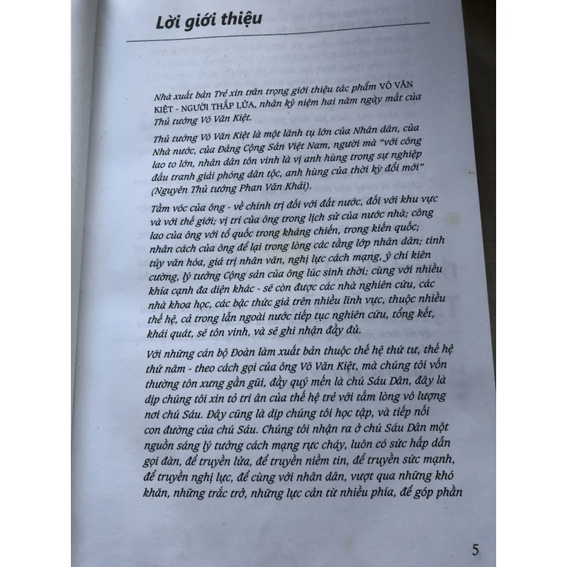 Võ Văn Kiệt - Người thắp lửa 708081