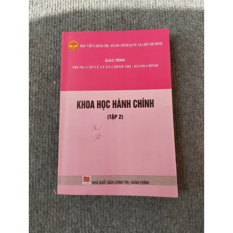 KHOA HỌC HÀNH CHÍNH TẬP 2 694775