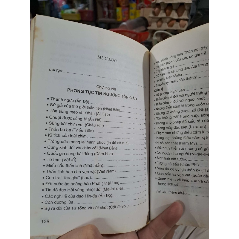 Phong Tục Thế Giới Tín Ngưỡng Tôn Giáo - Thanh Liêm - 2007 mới 80% ố - SÁCH XƯA - HCM3012 749702