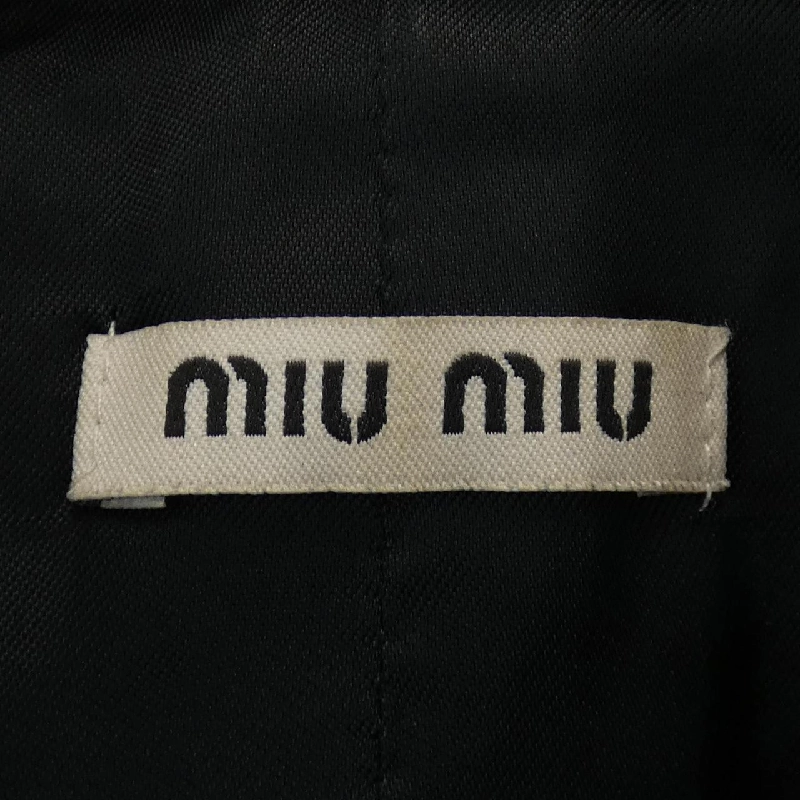 【Mã giảm giá】Áo khoác da MIU MIU 642680