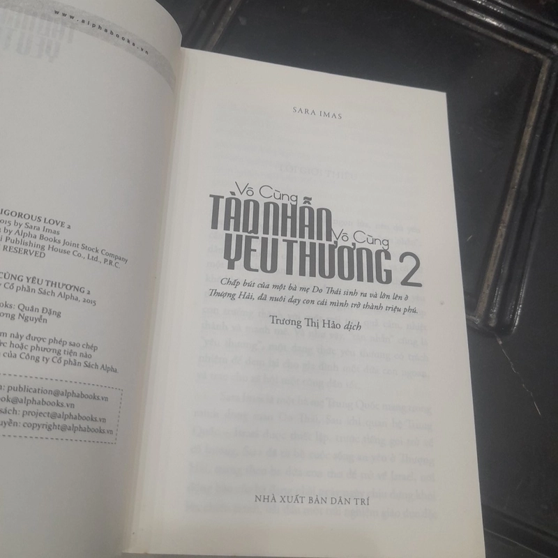 Sara Imas - Vô cùng TÀN NHẪN, Vô cùng YÊU THƯƠNG 2 (bài học về tình yêu thương đúng chỗ) 365714