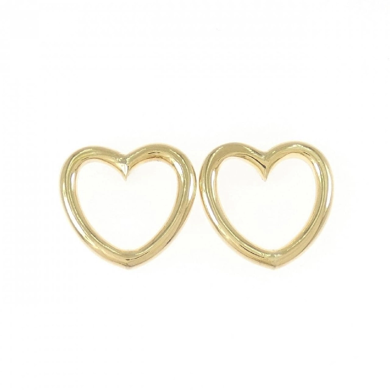 K18YG Bông tai hình trái tim - Hàng hiệu Chính hãng 875593