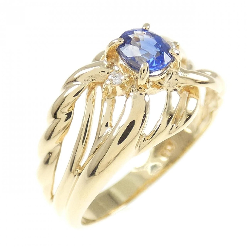 Nhẫn Sapphire K18YG - Hàng hiệu Chính hãng 855241