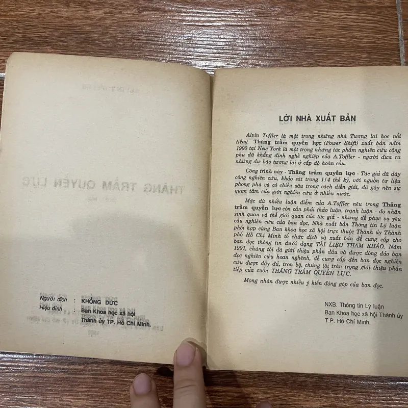 Thăng trầm quyền lực - Alvin Toffle  (6) 930894
