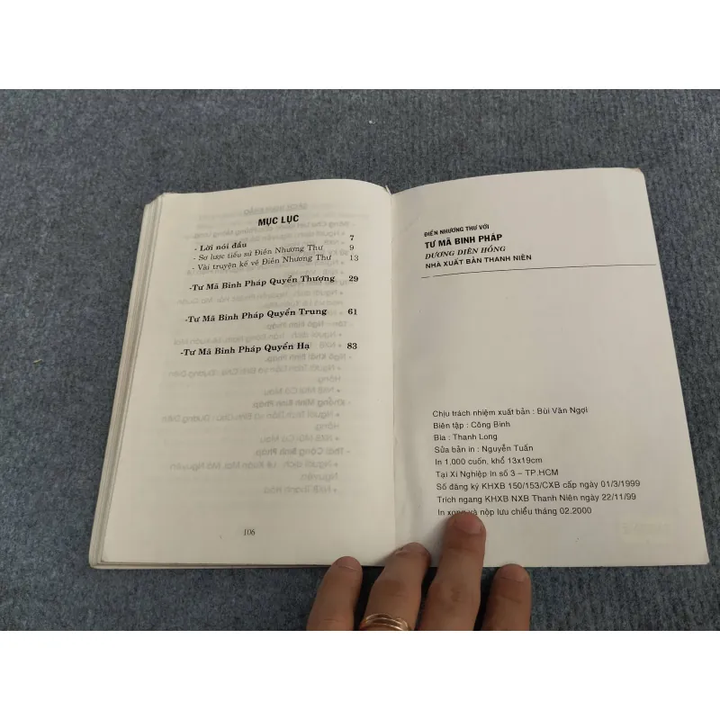 ĐIỀN NHƯƠNG THƯ VỚI TƯ MÃ BINH PHÁP 993218