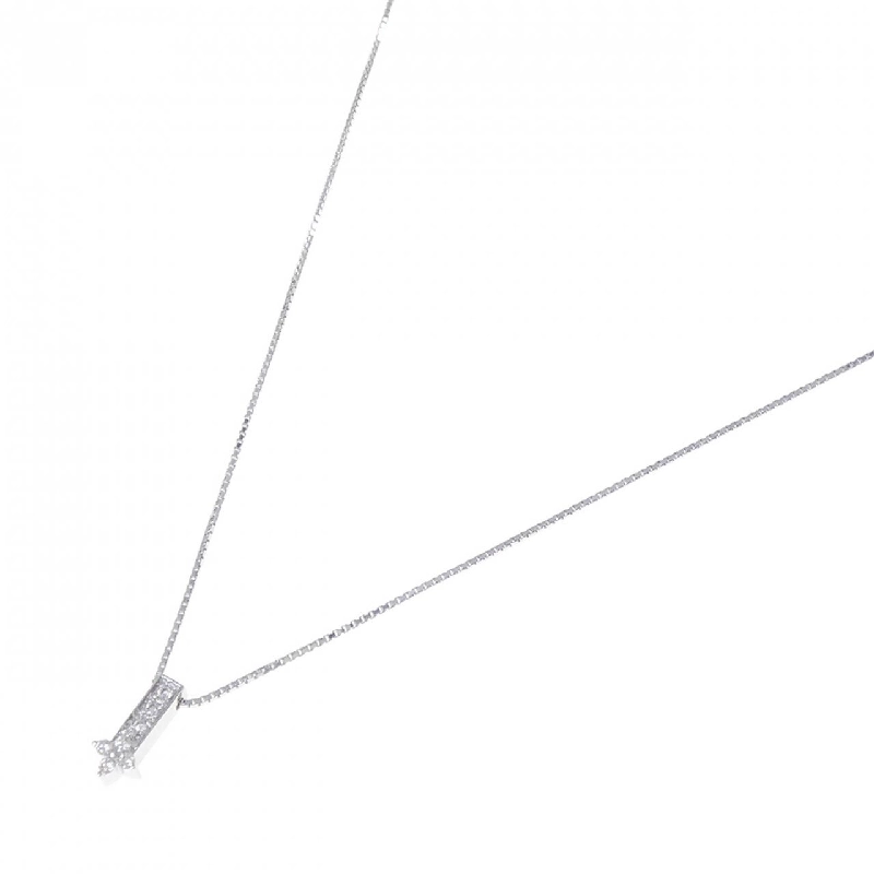 K18WG/750WG Dây chuyền kim cương - Hàng hiệu Authentic 858088