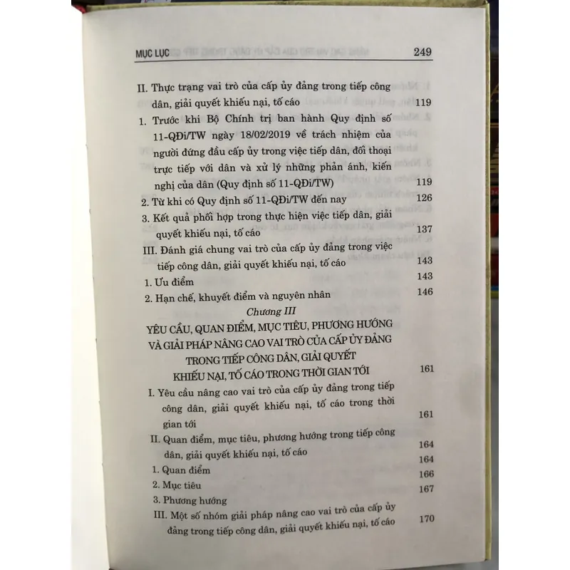 Nâng cao vai trò của cấp uỷ Đảng trong tiếp công dân, giải quyết khiếu nại, tố cáo 627146