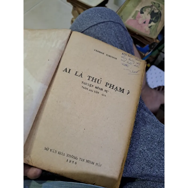 Ai là thủ phạm Tiểu thuyết trinh thám Simenon mới 70% ố 1986 Văn học nước ngoài HCM1709 559949