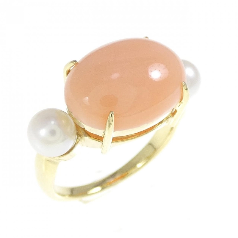 Nhẫn san hô K18YG 670782