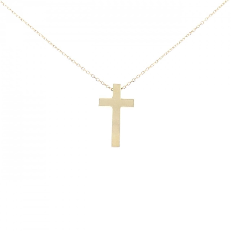 K18YG Dây chuyền hình chữ thập - Hàng hiệu Authentic 846265