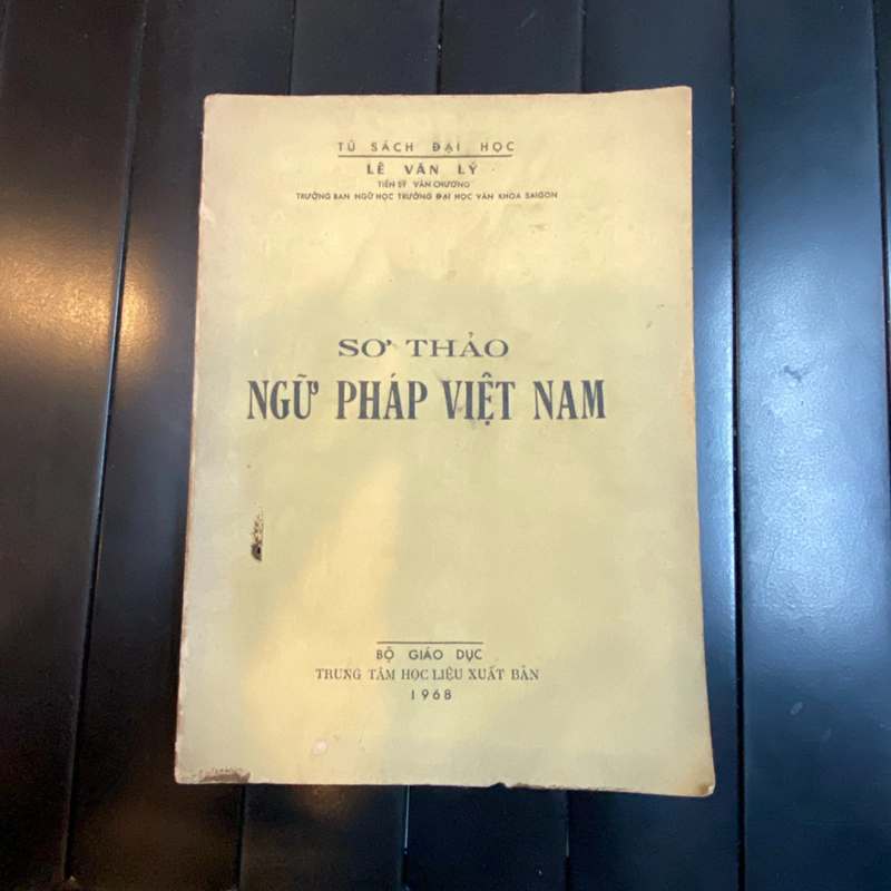 Sơ thảo: NGỮ PHÁP VIỆT NAM 280263