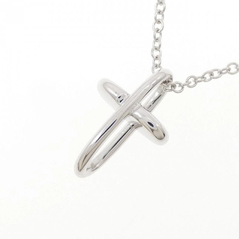 750WG Cross Diamond Necklace - Hàng hiệu Authentic 860061