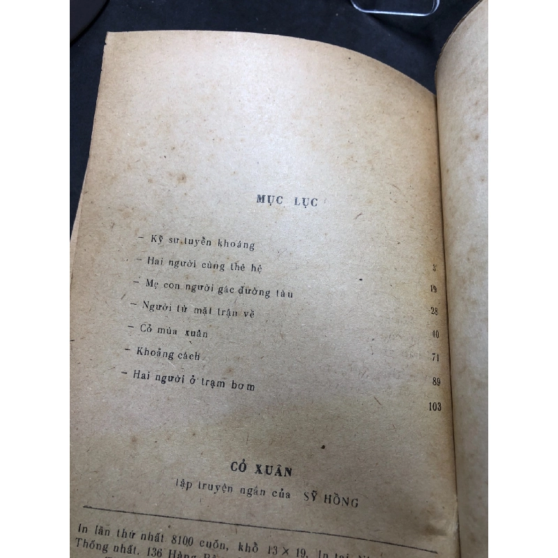 Cỏ xuân 1984 mới 50% ố bẩn Sỹ Hồng HPB0906 SÁCH VĂN HỌC 915706