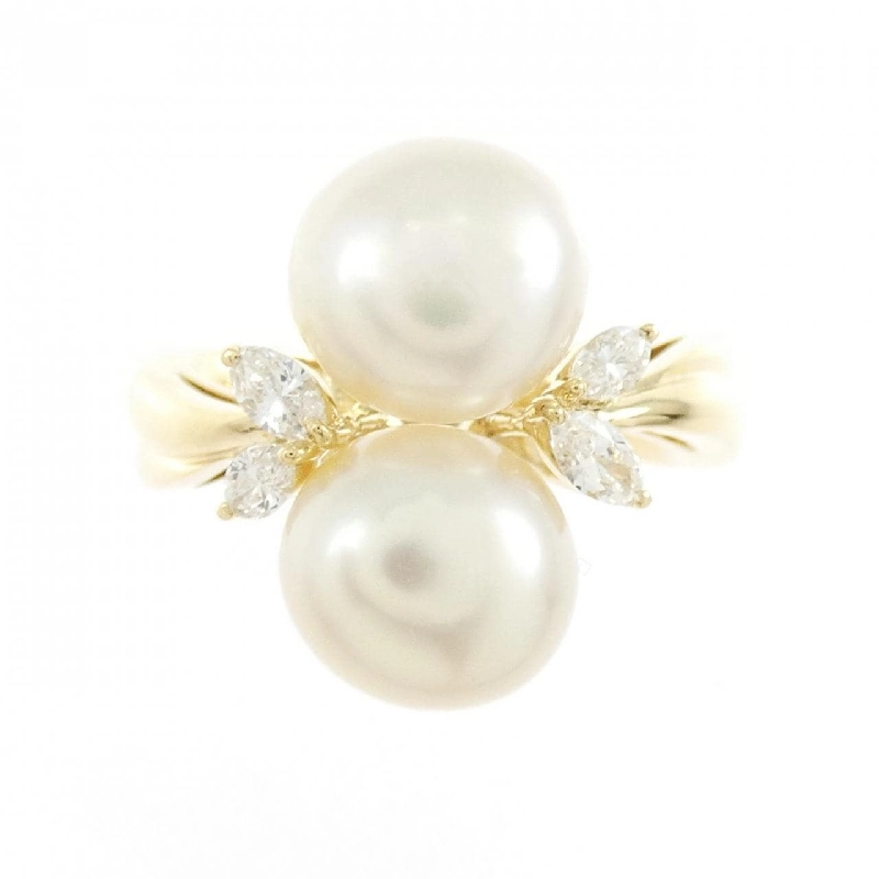 Nhẫn ngọc trai trắng K18YG 667565