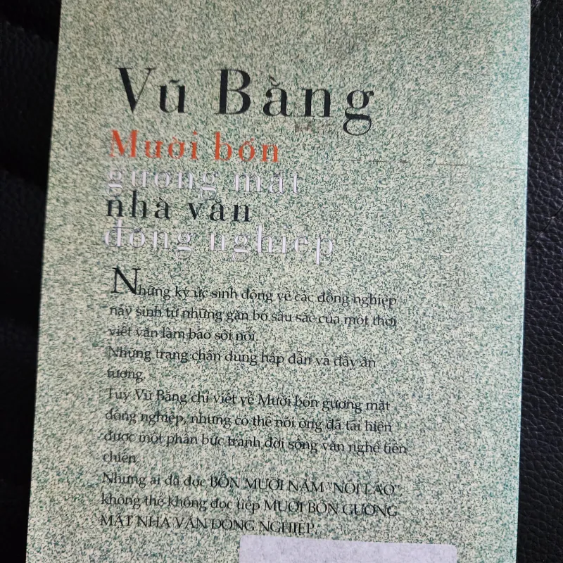Mười bốn gương mặt nhà văn đồng nghiệp | vũ bằng  931038
