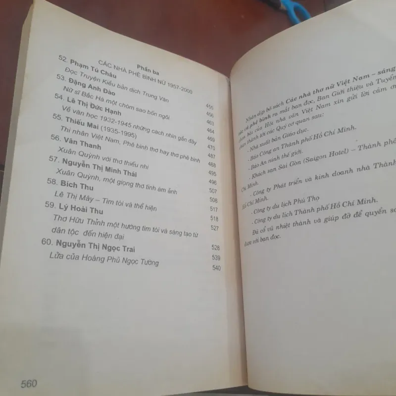 CÁC NHÀ THƠ NỮ VIỆT NAM, sáng tác và phê bình 931104