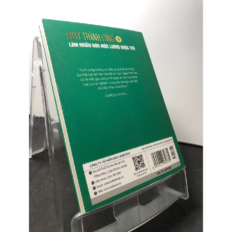 Luật thành công làm nhiều hơn mức lương được trả 2024 mới 90% bẩn nhẹ Napoleon Hill HPB0709 KỸ NĂNG 450809