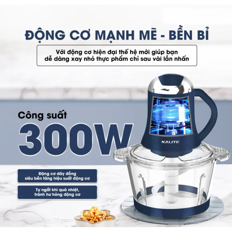 🌟 Máy xay thịt Kalite – Chế độ xay đa dạng: thịt, cá, rau củ, hạt… 708708