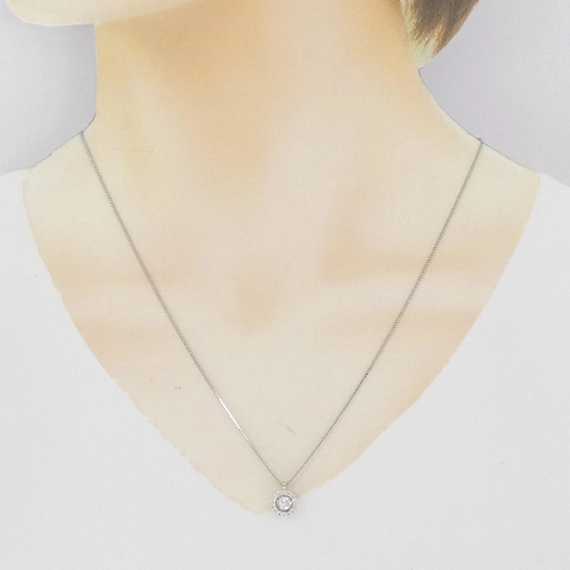 Dây chuyền kim cương PT900/PT850 0.233CT - Hàng hiệu Authentic 861918