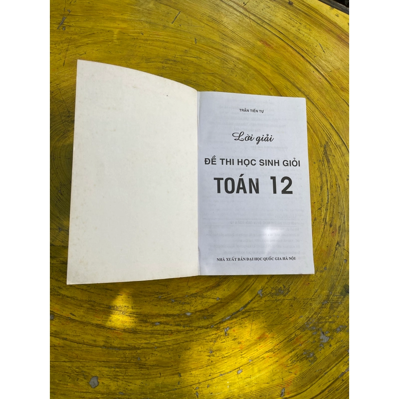LỜI GIẢI ĐỀ THI HỌC SINH GIỎI TOÁN 12- TRẦN TIẾN TỰ 542294