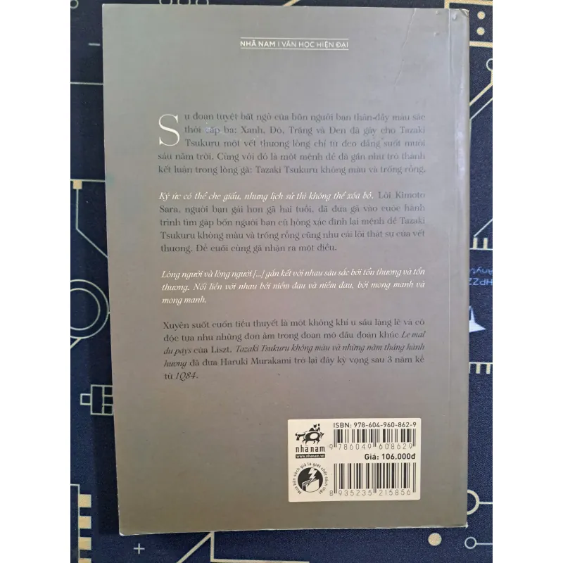 Tazaki Tsukuru Không Màu Và Những Năm Tháng Hành Hương - Haruki Murakami 798770