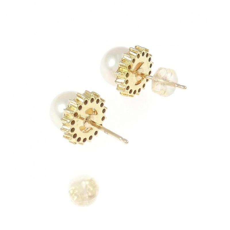 K18YG Bông tai ngọc trai Akoya 8.5mm - Hàng hiệu Chính hãng 869226