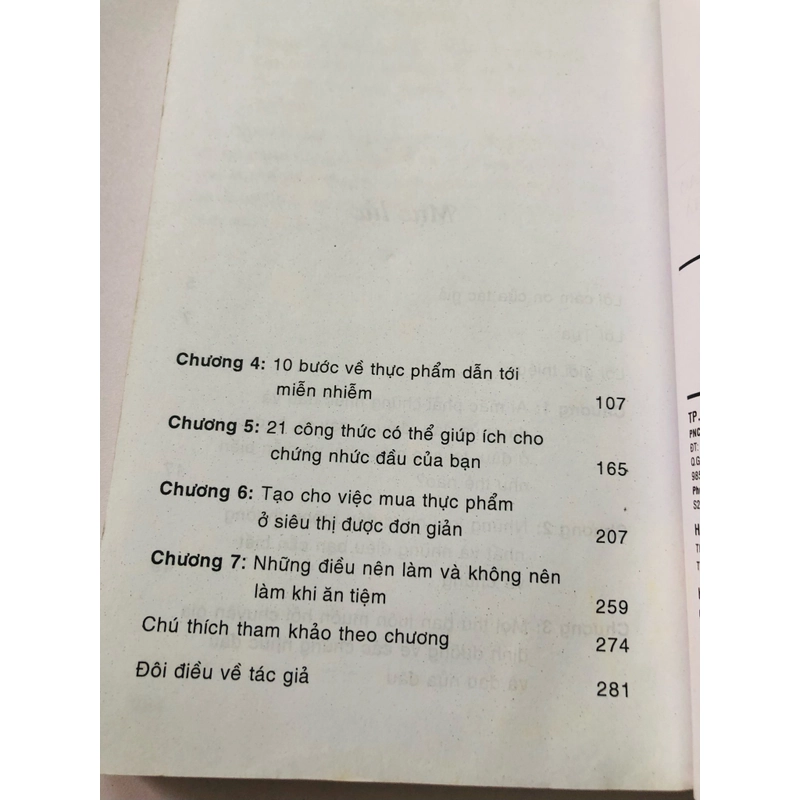 ĂN GÌ NẾU BỊ CHỨNG ĐAU ĐẦU, ĐAU NỬA ĐẦU (sách dịch) - 284 trang, nxb: 2007 363226