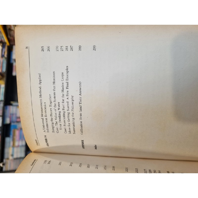 HOW TO MEASURE ANYTHING : Finding The Value Of Intangibles In Business - Douglas W. Hubbard 198137