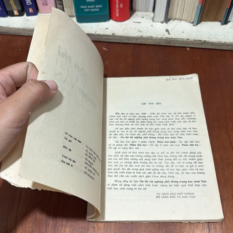 II Giáo Trình: Ôn Thi Tốt Nghiệp Phổ Thông Trung Học Môn Văn - 1991 766050