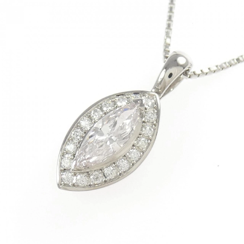 Dây chuyền kim cương PT900/PT850 0.801CT FaP SI2 cắt hình đặc biệt - Hàng hiệu Authentic 874767