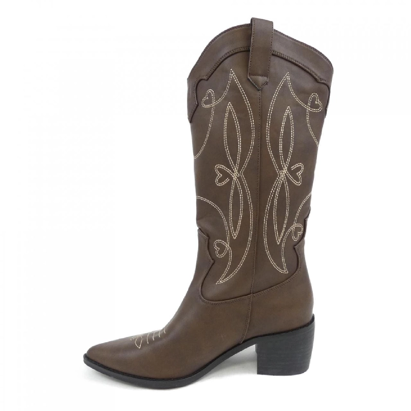 Giày bốt Lily Brown - Hàng hiệu Authentic 827829