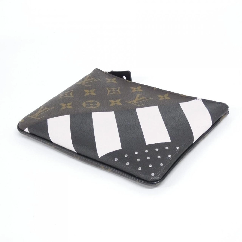 Túi xách Louis Vuitton Monogram (Jacket Illustre) Pochette Platt M62381 - Hàng hiệu Authentic 807030