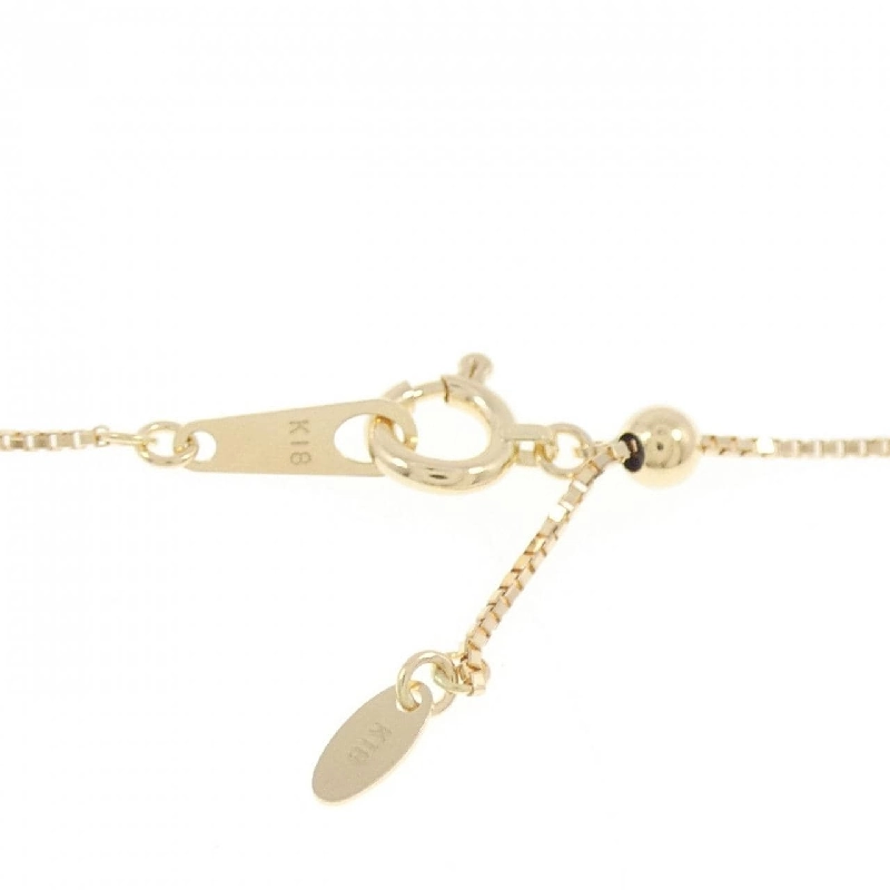 K18YG Số 8 Dây chuyền kim cương 0.153CT - Hàng hiệu Chính hãng 858475